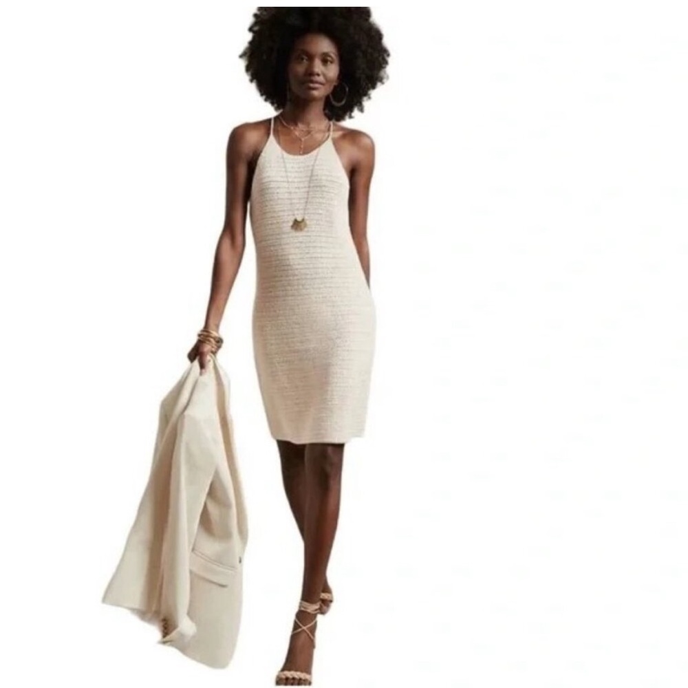 Banana Republic Glen Crochet Mini Dress